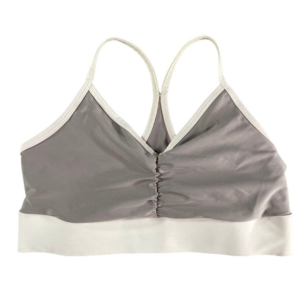 Becco Sports Bra Womens Medium Purple Activewear Unlined Stretch RN#156575